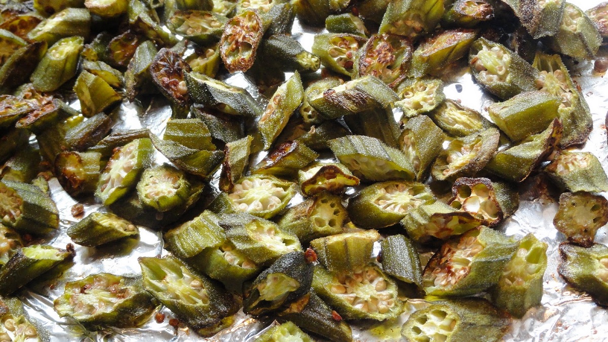 ROAST OKRA FOOD TODAY