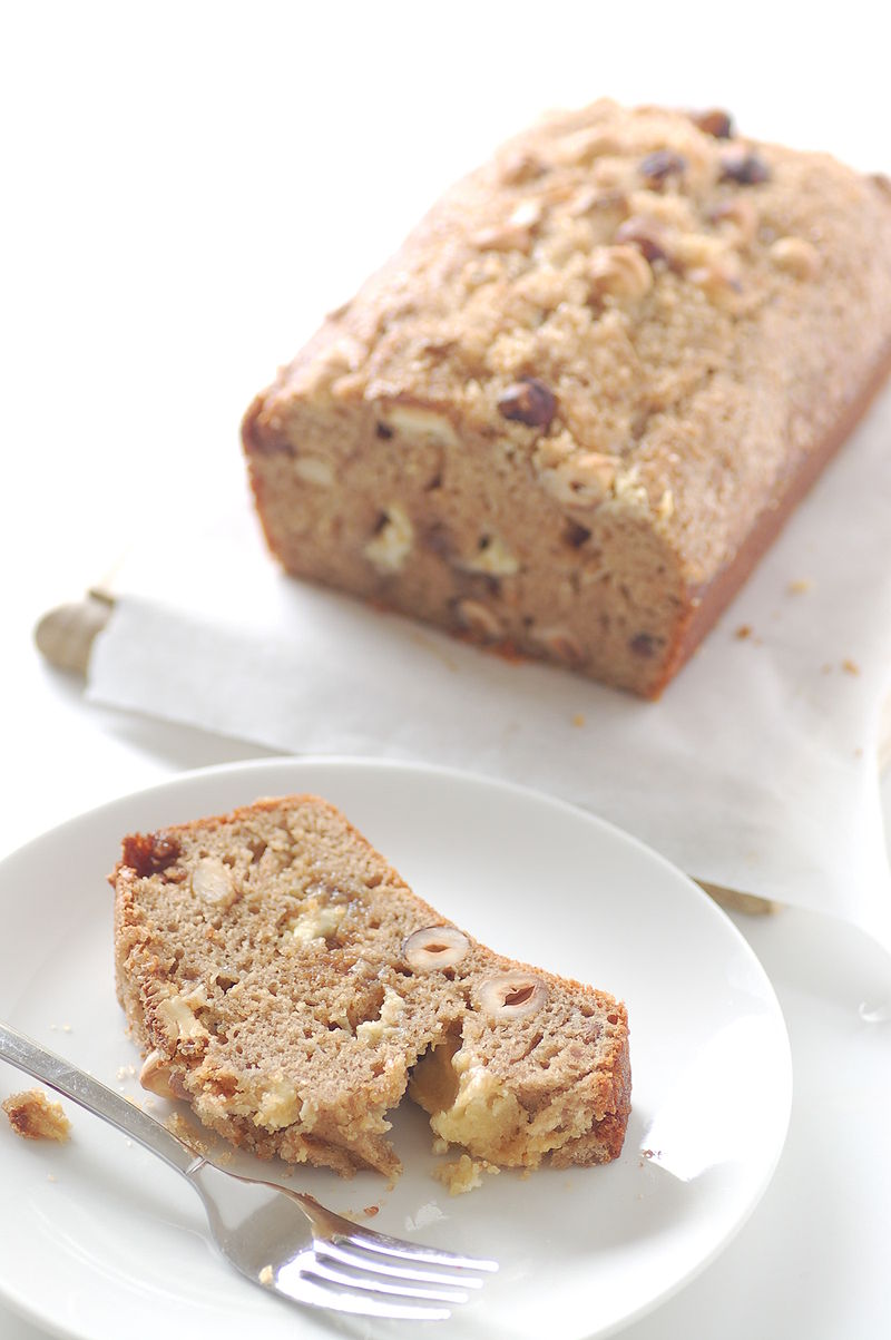 Slice of banana bread