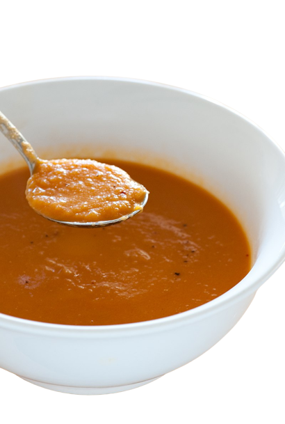 Prepared carrot soup