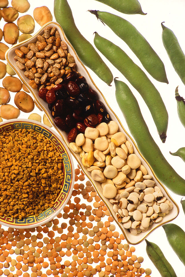 Variety of legumes 