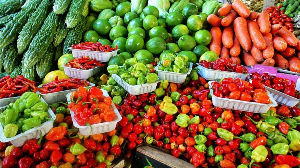 farmers produce display market today food recipes