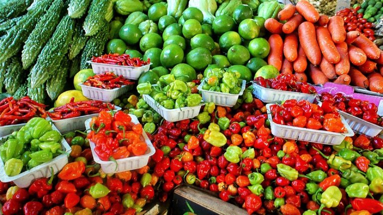 farmers produce display market food recipe for today