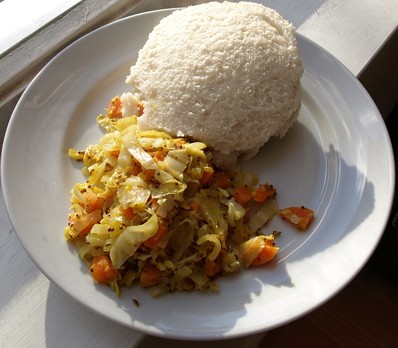 corn meal food dish