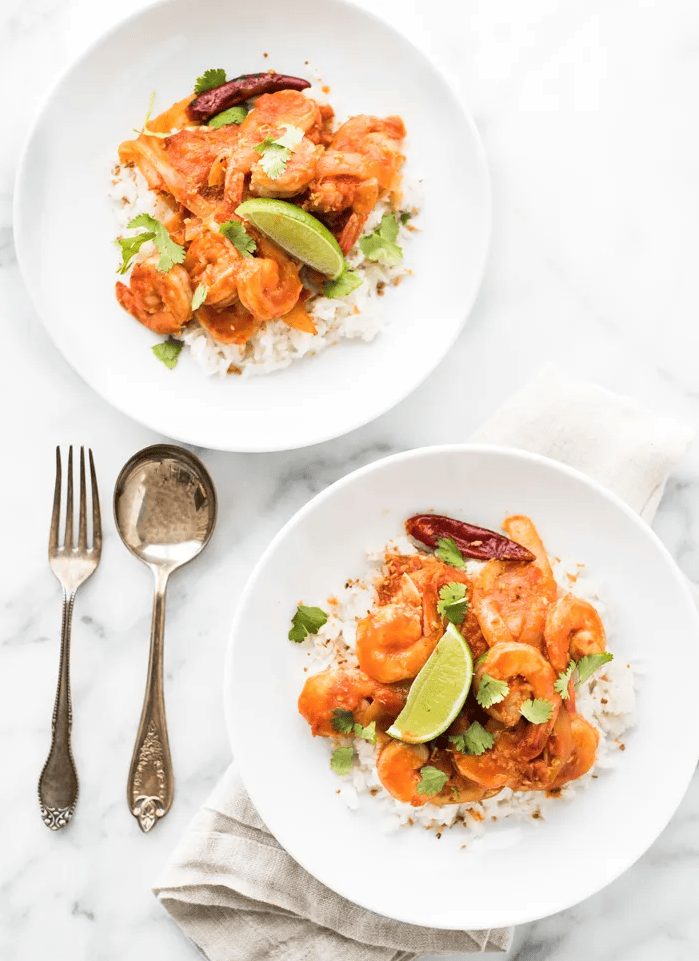 chili shrimp food