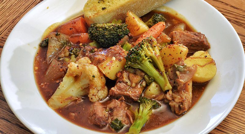 Stew beef with exotic ingredients and palatable taste all through