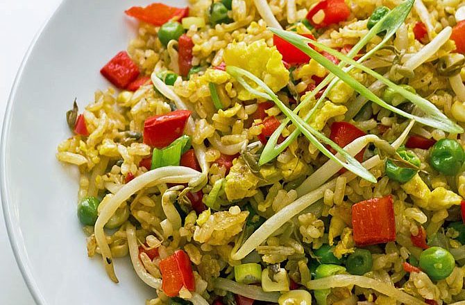 Making rice and vegetables recipes look so good and flavorful.