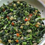 Callaloo dish with fish today food recipes