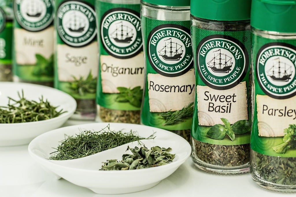 herbs display food