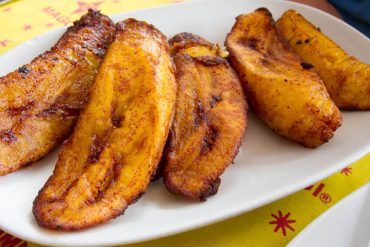 carribean street food today fried plantains