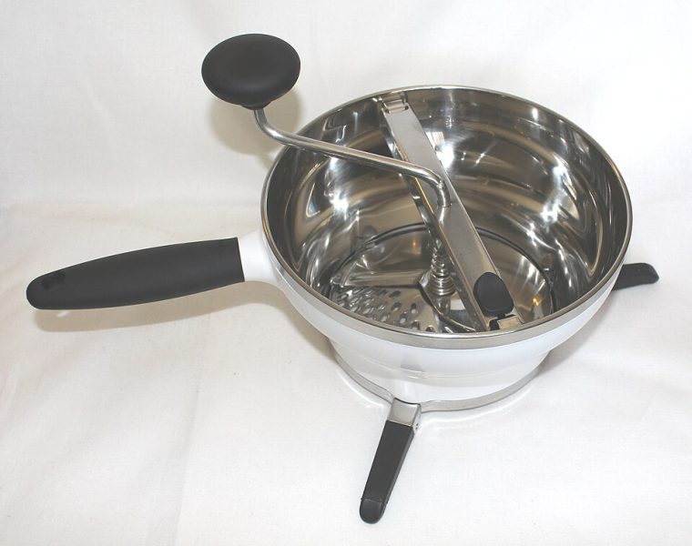 food mill with equipment