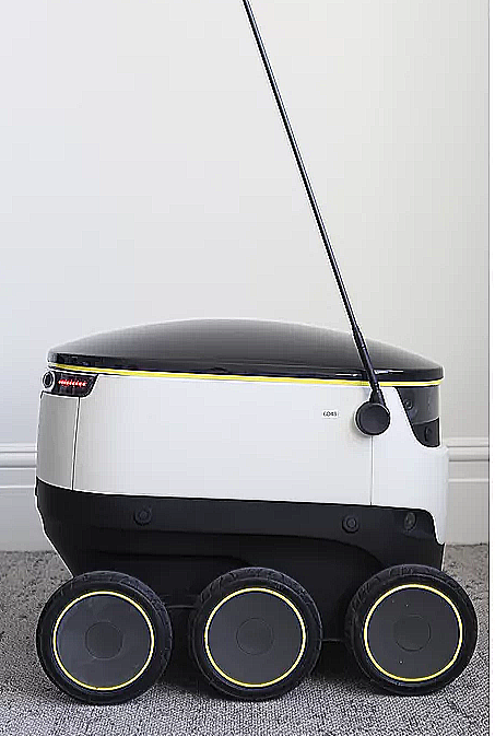 unmanned food delivery in the city 2