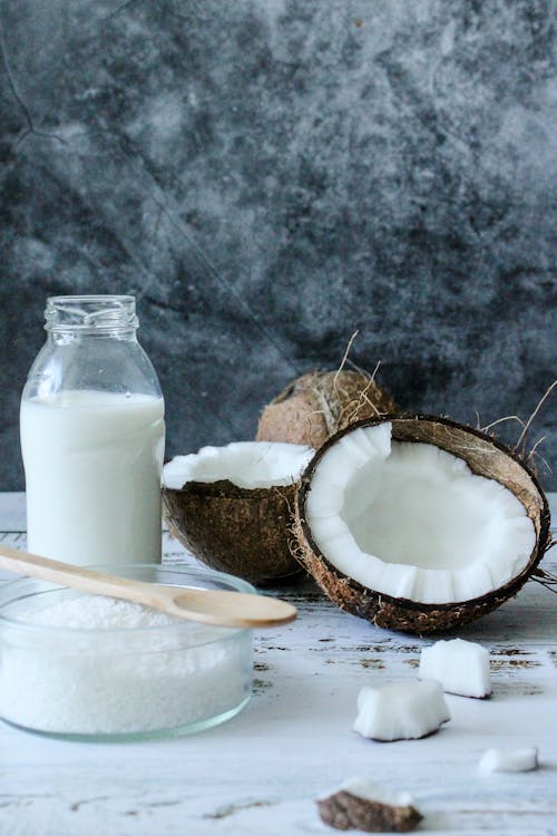 coconut milk in a glass jar global food recipe