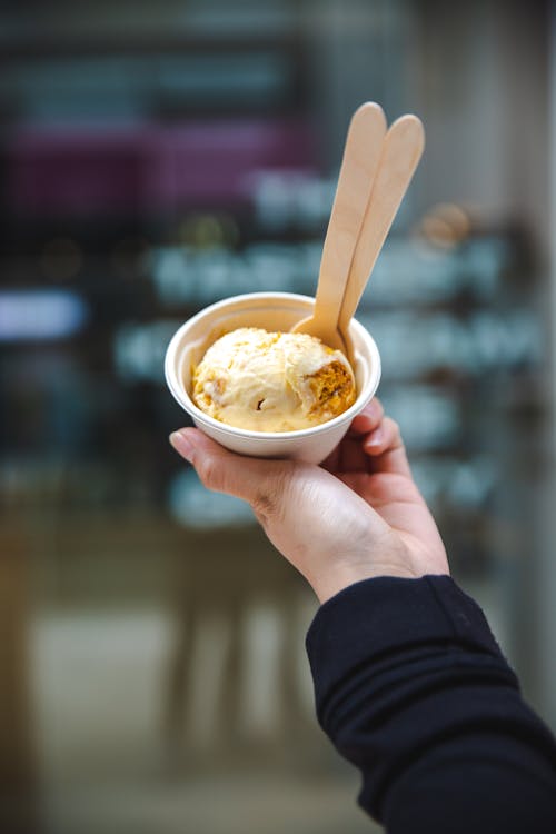 ice cream wooden spoon