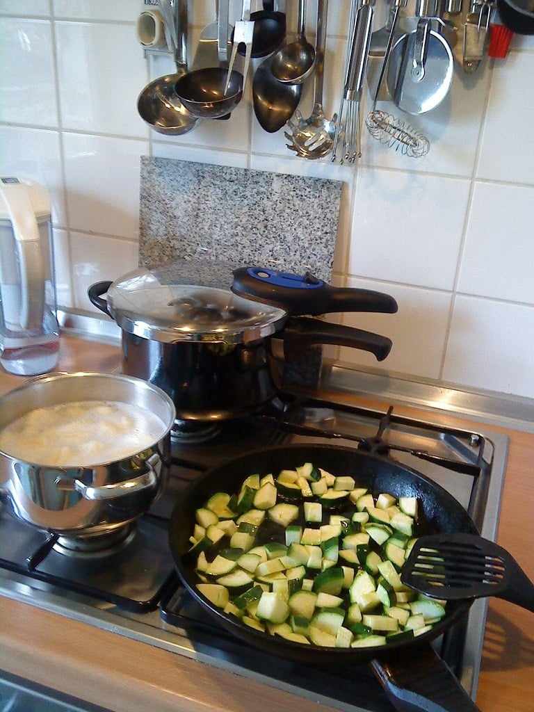 eggplant dish on stove