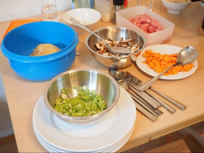 correct food preparation today saves ingredients