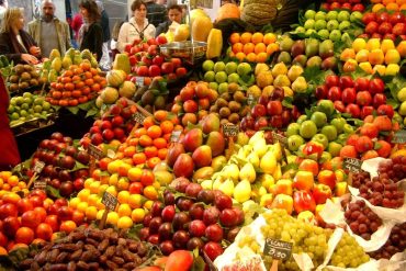 local government in food security stands at a food stall