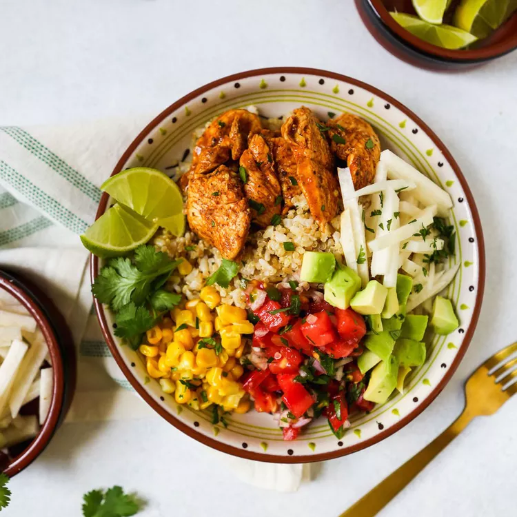 a meal with cutlery