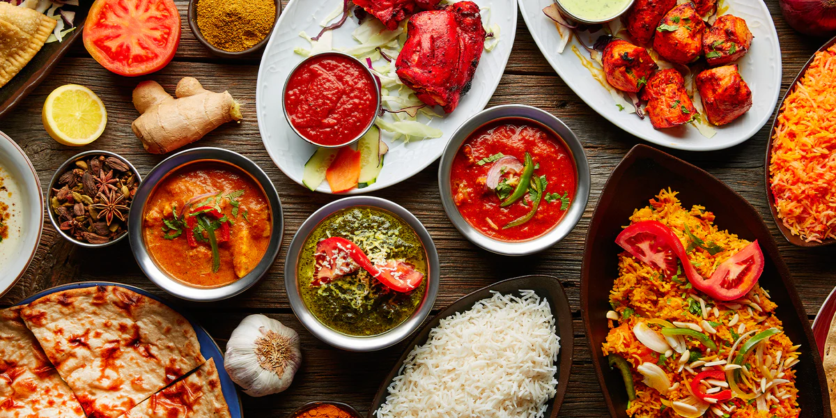 food displayed in bowls
