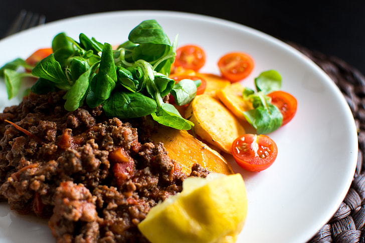 ground beef with veggies