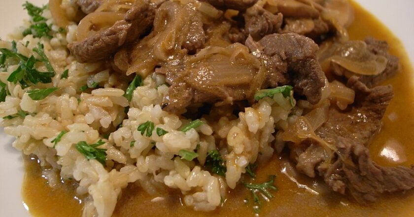 How to Make Beef Stroganoff Made with Leftover Steak