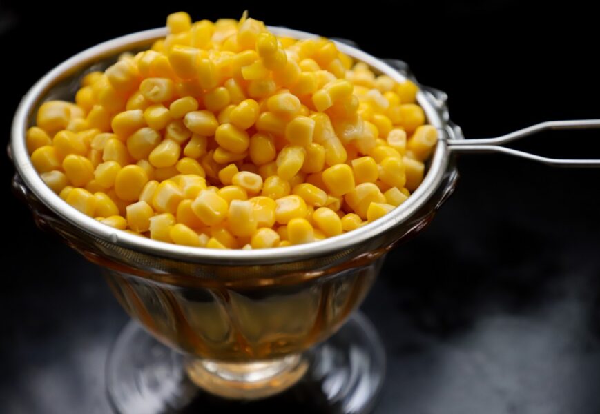 A corn meal dish in a bowl