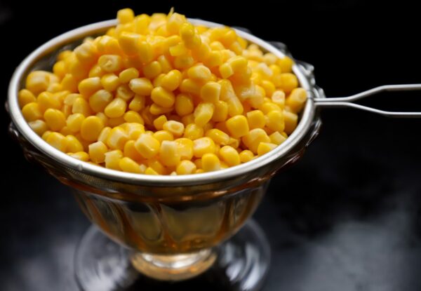 A corn meal dish in a bowl