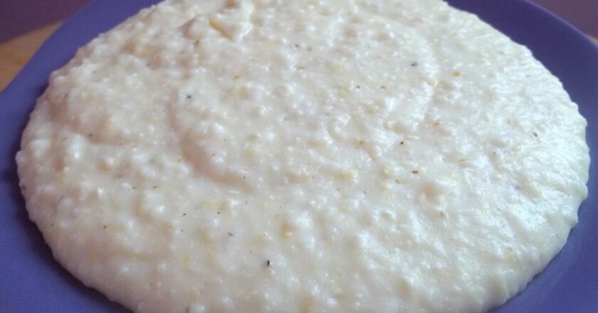 What is cornmeal porridge made of?